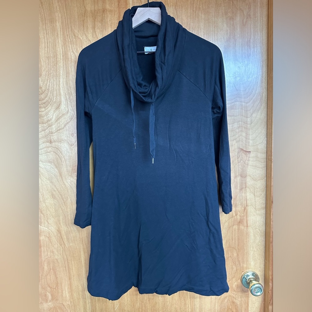 Lou & grey black dress with cowl neck size small